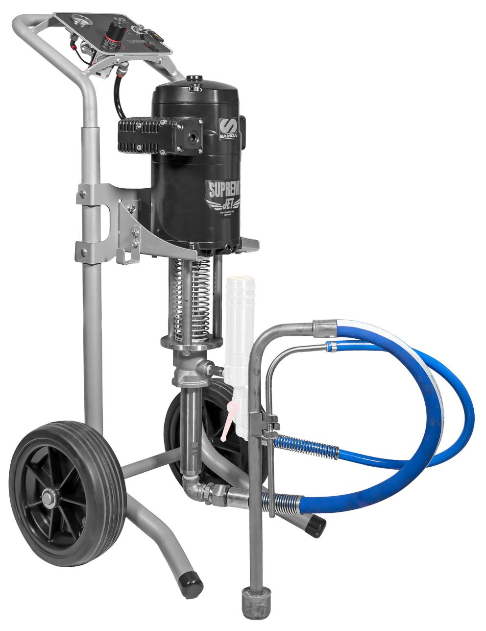 SS SUPREME-JET 46:1 AIRLESS WITH ON Trolley + SUCTION HOSE