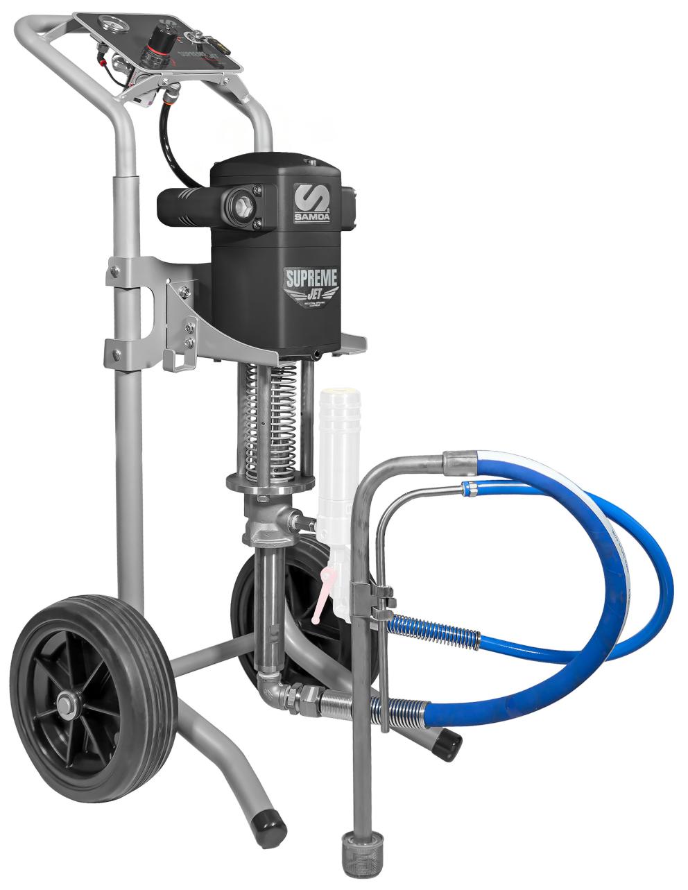 SS SUPREME-JET 35:1 AIRLESS ON Trolley + SUCTION HOSE