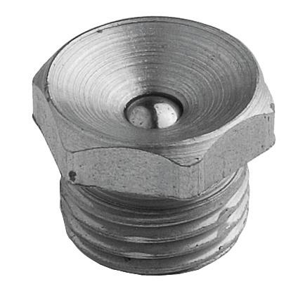 MT-873 CONCAVE TYPE NIPPLE, METRIC THREAD, M 6 x 1,00