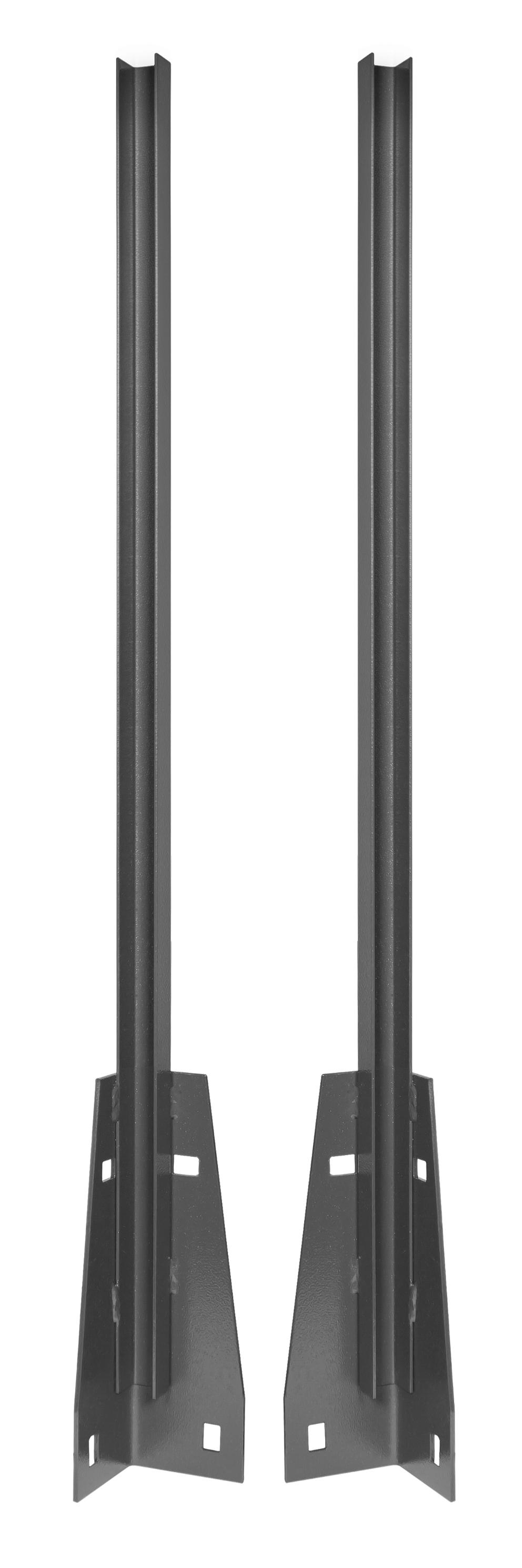 Kit of 2 Brackets for Mounting Panel on Steel Workbench