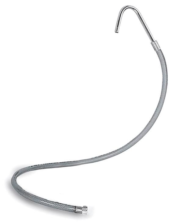 DELIVERY HOSE FOR MEDIUM PRESSURE PUMPS, TRANSPARENT, 1,5 M WITH 135⁰ NOZZLE