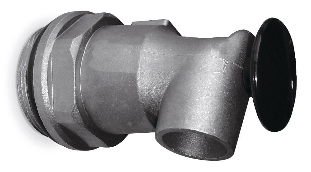 COCK FOR GRAVITY DRUM DISCHARGING, METAL, 2