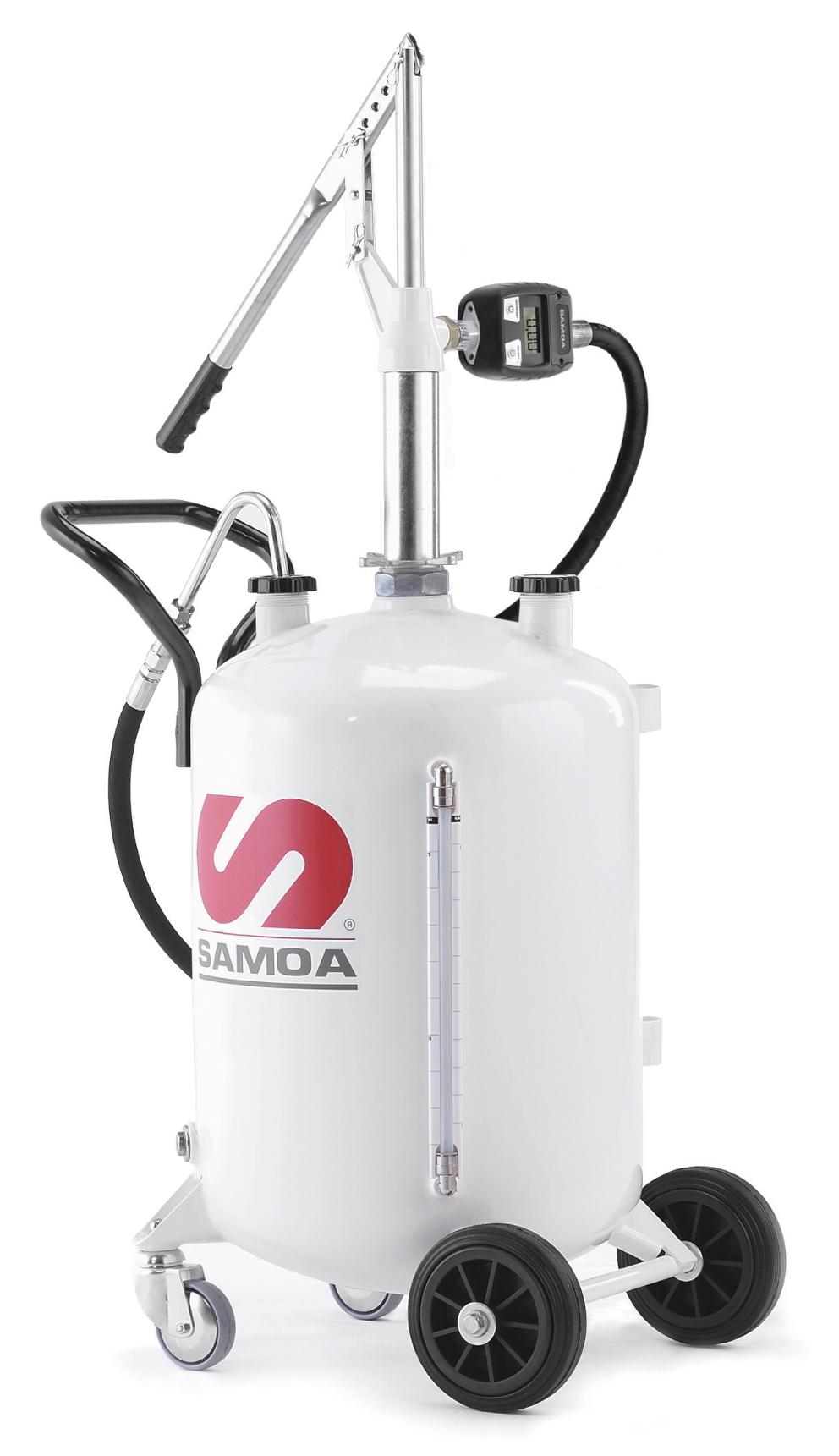 SELF CONTAINED HAND OPERATED LUBRICANT DISPENSERS 70 L WITH METER