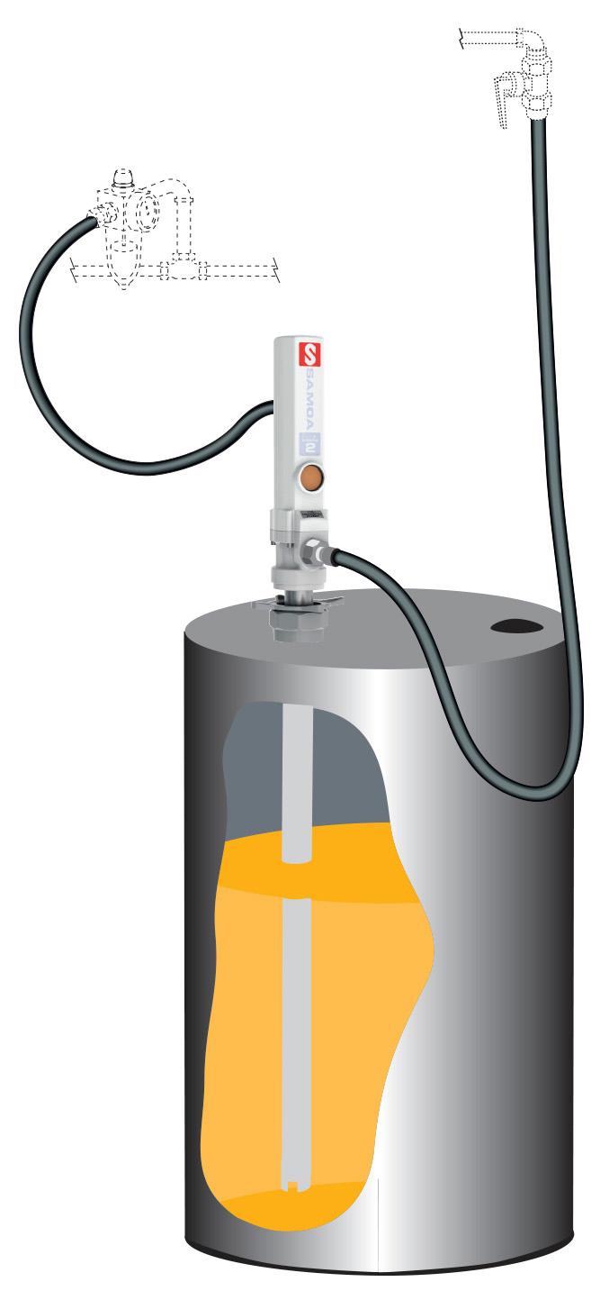 PUMPMASTER 2 - 3:1 RATIO OIL PNEUMATIC PUMP, 205 L DRUM KIT
