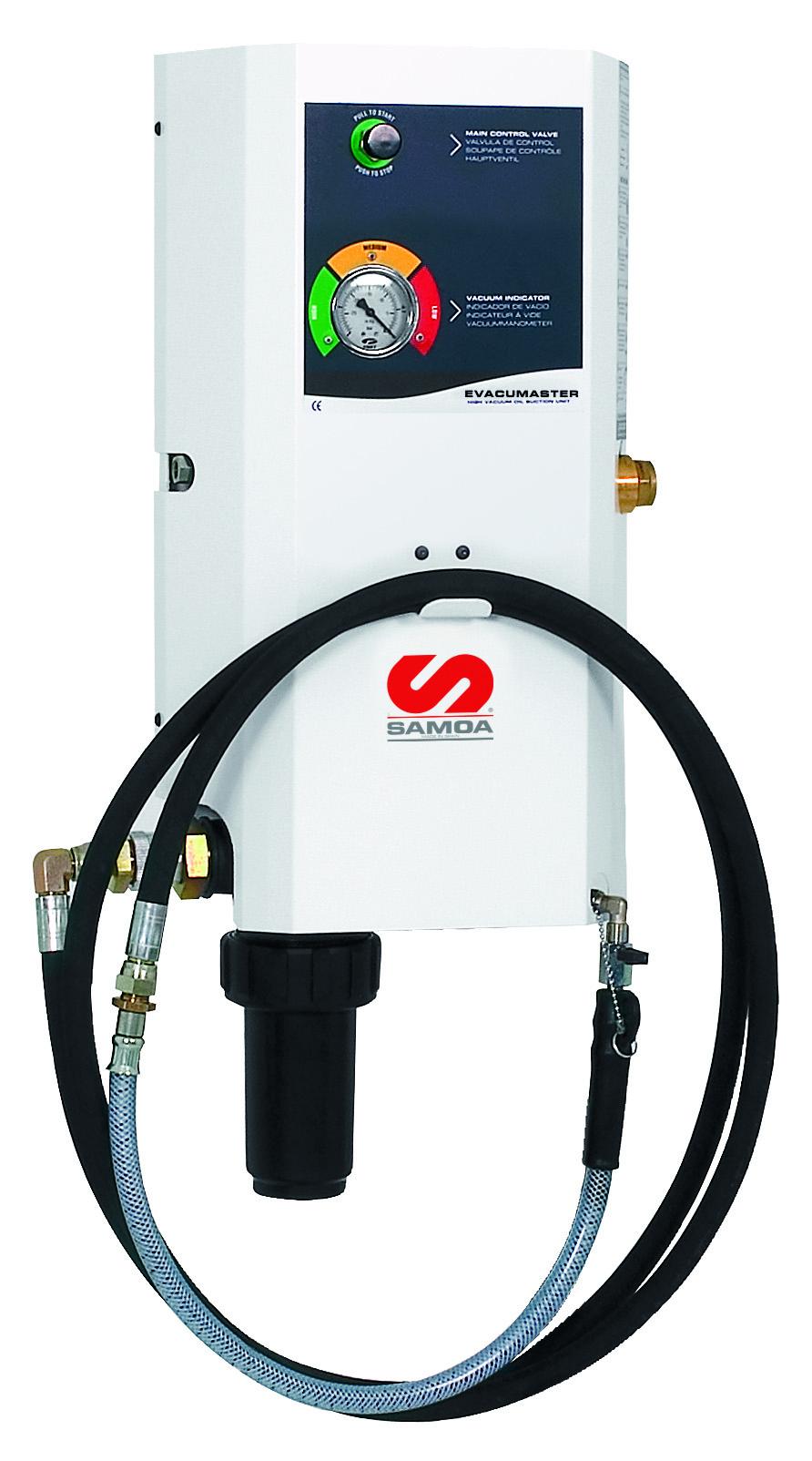 WALL MOUNTED WASTE OIL SUCTION UNIT, EVACUMASTER
