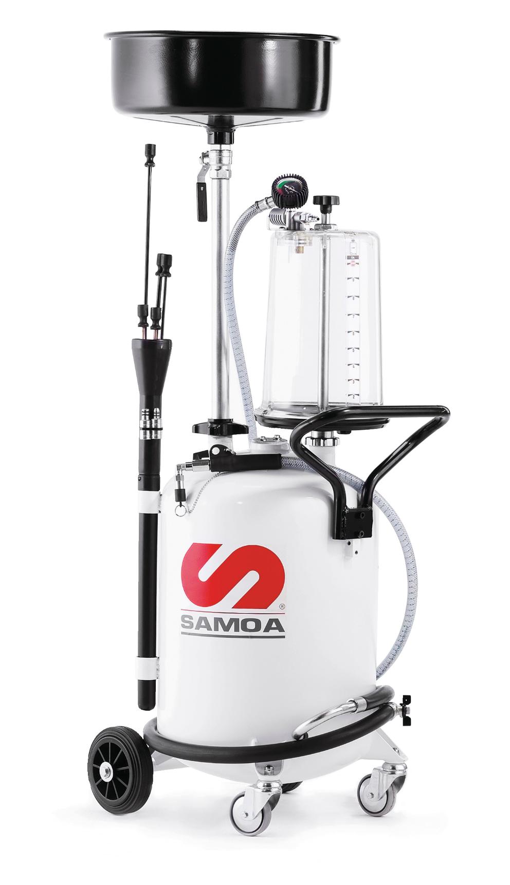 COMBINED WASTE OIL SUCTION AND GRAVITY COLLECTION UNIT WITH TRANSPARENT
CHAMBER, 70 L