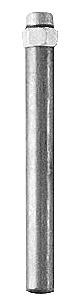 SUCTION TUBE FOR PISTON PUMPS, Ø 22 MM, 450 MM x 3/4