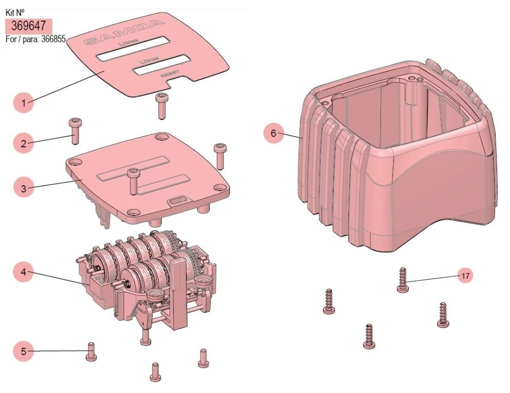 C30-OG MECHANICAL MEASURING KIT (LITRES)