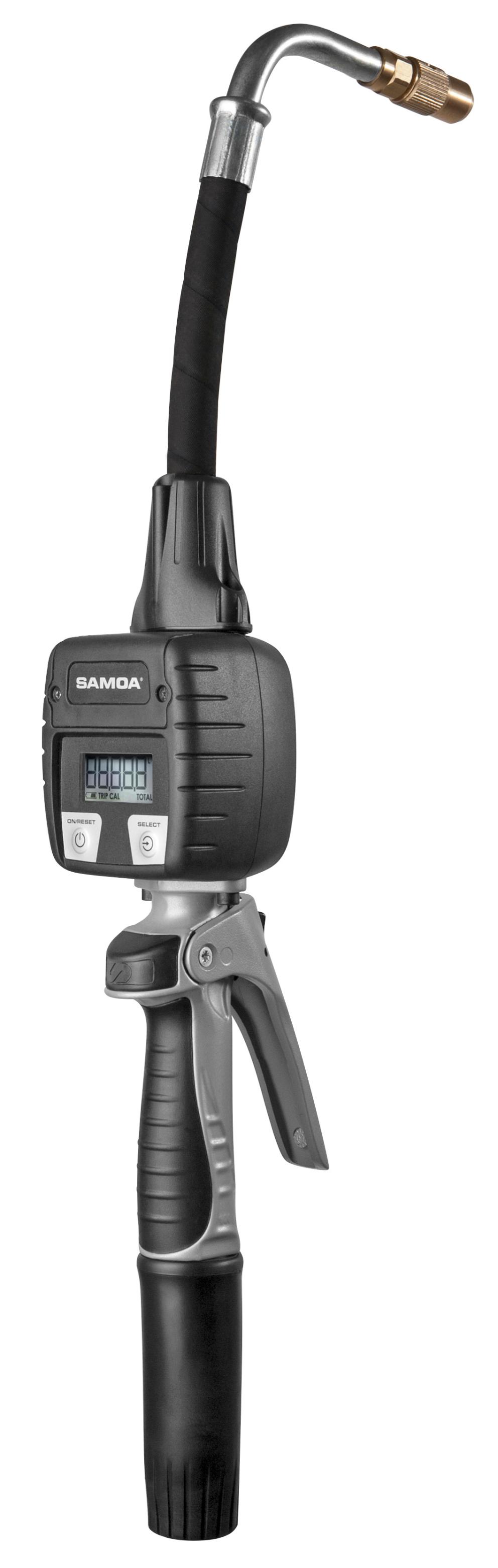 DIGITAL METERED CONTROL VALVE, EC30 SERIES, 30 L/MIN, FLEXIBLE OUTLET
90° TUBE, QUARTER TURN