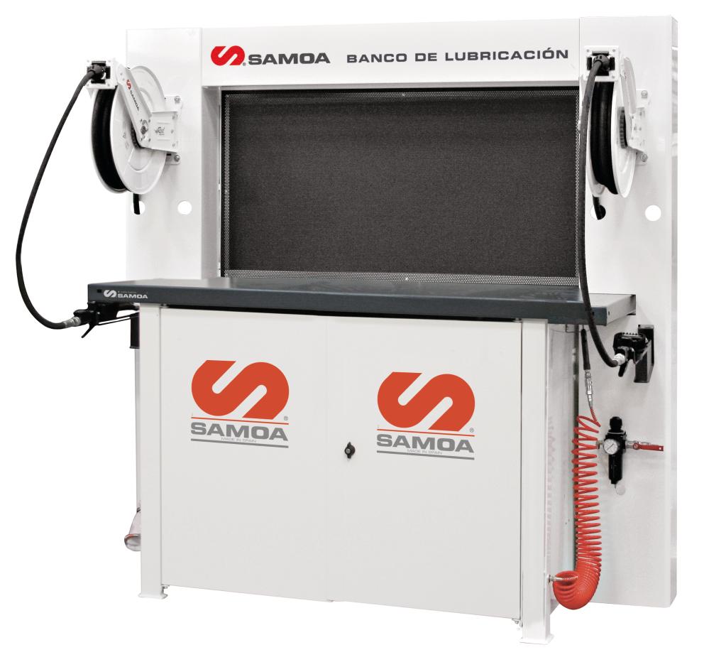 LUBRICATION WORKBENCH FOR 2 X 205 L DRUMS