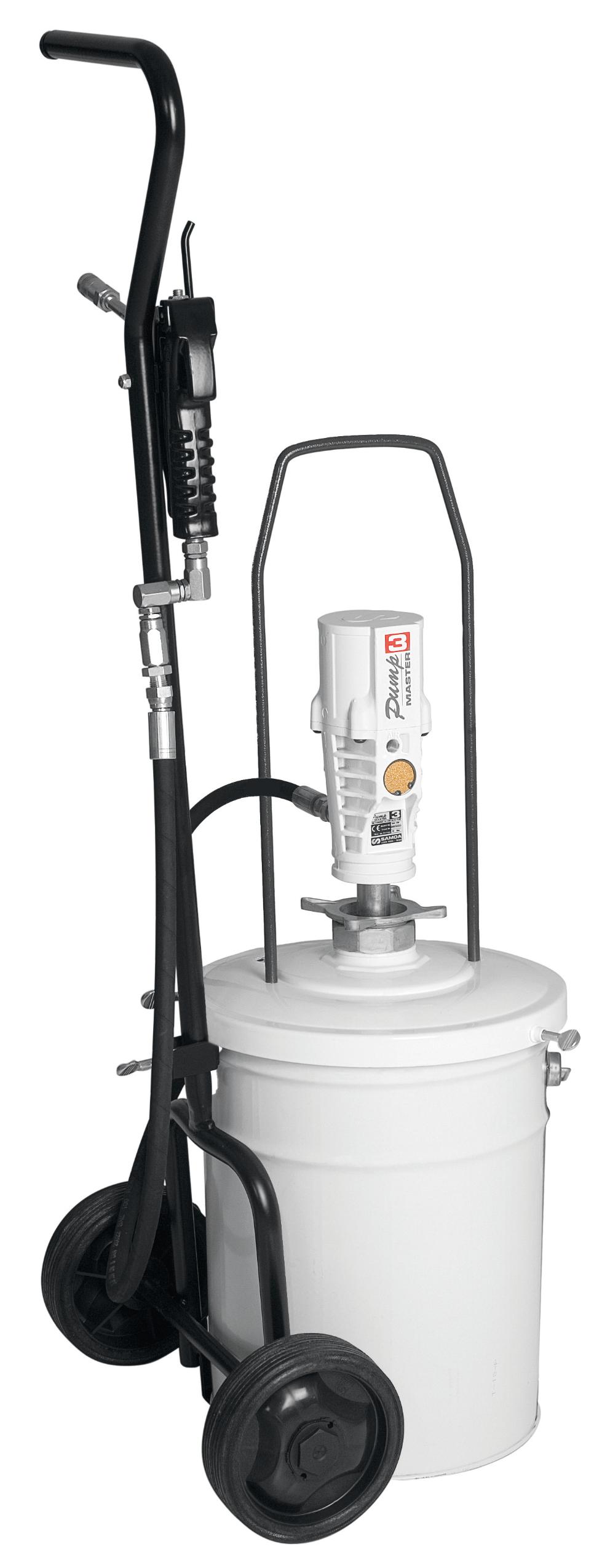 PUMPMASTER 3 - 55:1 RATIO GREASE PNEUMATIC PUMP, 12,5 TO 18 KG PAILSMOBILE PACKAGE