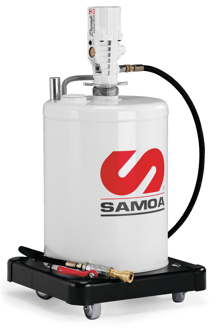 PUMPMASTER 3 - 2:1 RATIO GREASE PNEUMATIC PUMP, 12-20 KG PAILS MOBILE
PACKAGE FOR GREASE SYSTEMS FILLING