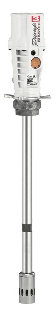 PNEUMATIC PISTON GREASE PUMP, PUMPMASTER 3, PM3 - 55:1, 50 KG (120 LB) DRUMS