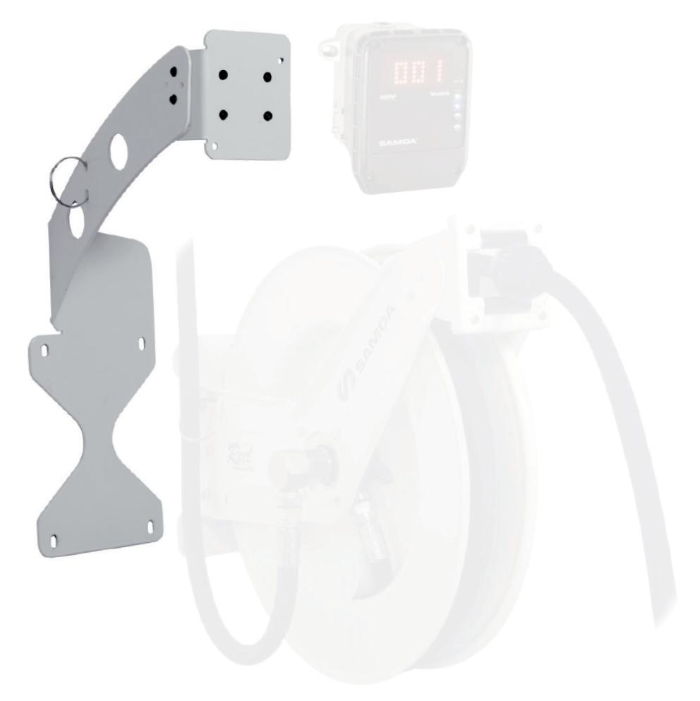 WALL BRACKET FOR ONE U·VALVE ON HOSE REEL