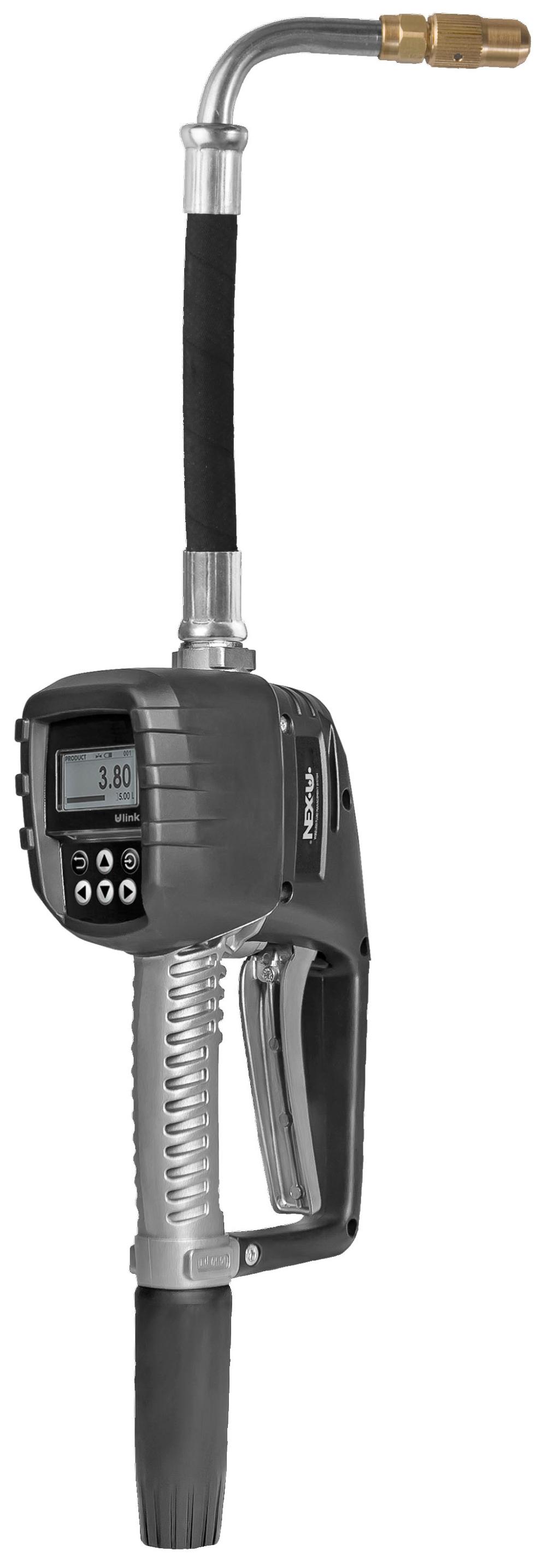 U·link: Wireless Dispensing Meter Valve with 90º flexible outlet and 1/4
turn non-drip tip