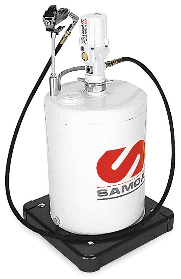 PUMPMASTER 3 - 55:1 RATIO GREASE PNEUMATIC PUMP, 12,5 TO 20 KG PAILSMOBILE PACKAGE, SHIELDED PACKAGE