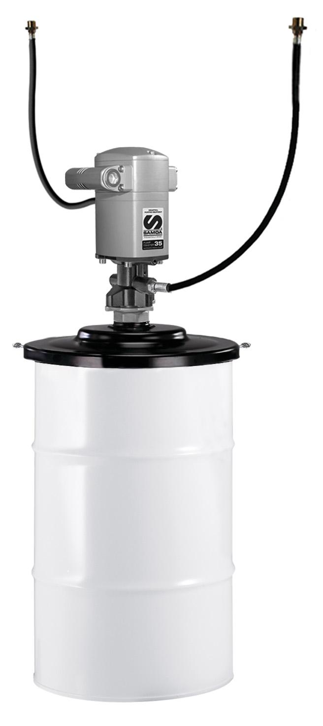 PUMPMASTER 35 - 60:1 RATIO GREASE PNEUMATIC PUMP, 50 KG DRUM KIT