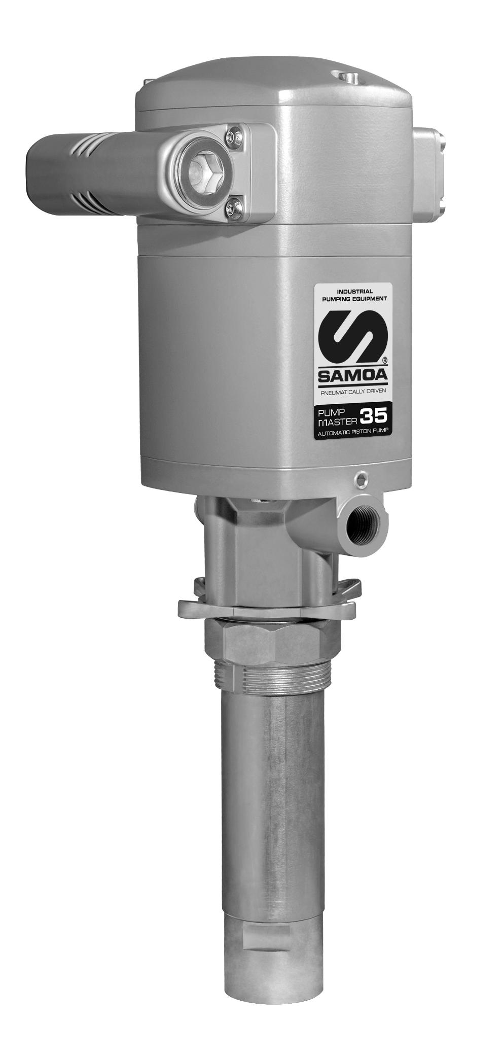 PNEUMATIC PISTON OIL PUMP, PUMPMASTER 35, PM35 - 5:1, STUB WITH ADAPTOR