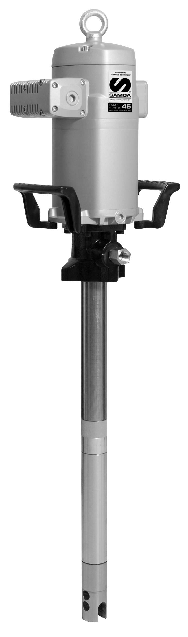 PNEUMATIC PISTON GREASE PUMP, PUMPMASTER 45, PM45 - 70:1, 50 KG (120 LB) DRUMS