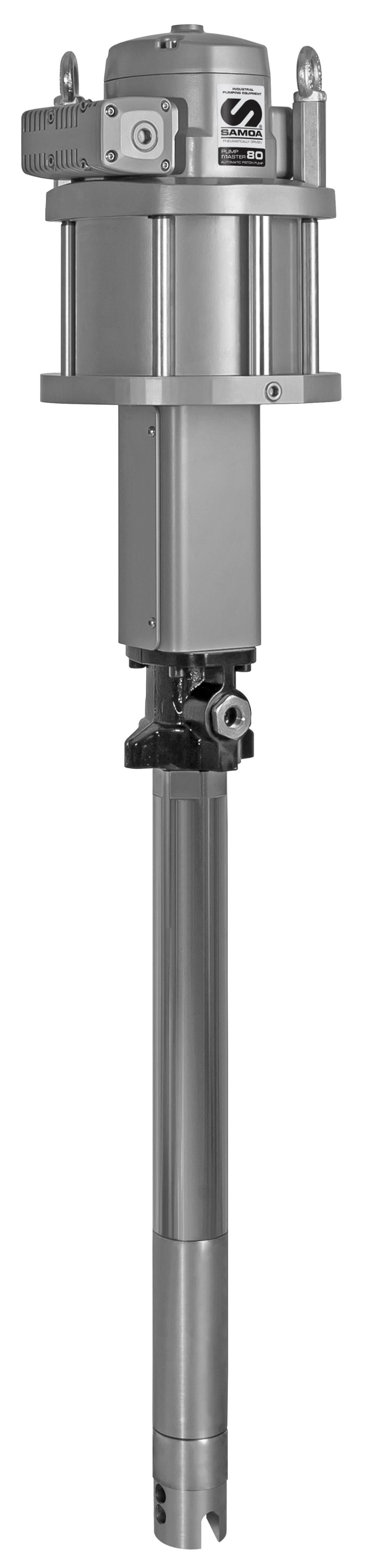 PNEUMATIC PISTON GREASE PUMP, PUMPMASTER 80, PM80 - 200:1, 185 KG (400LB) DRUMS, NPT