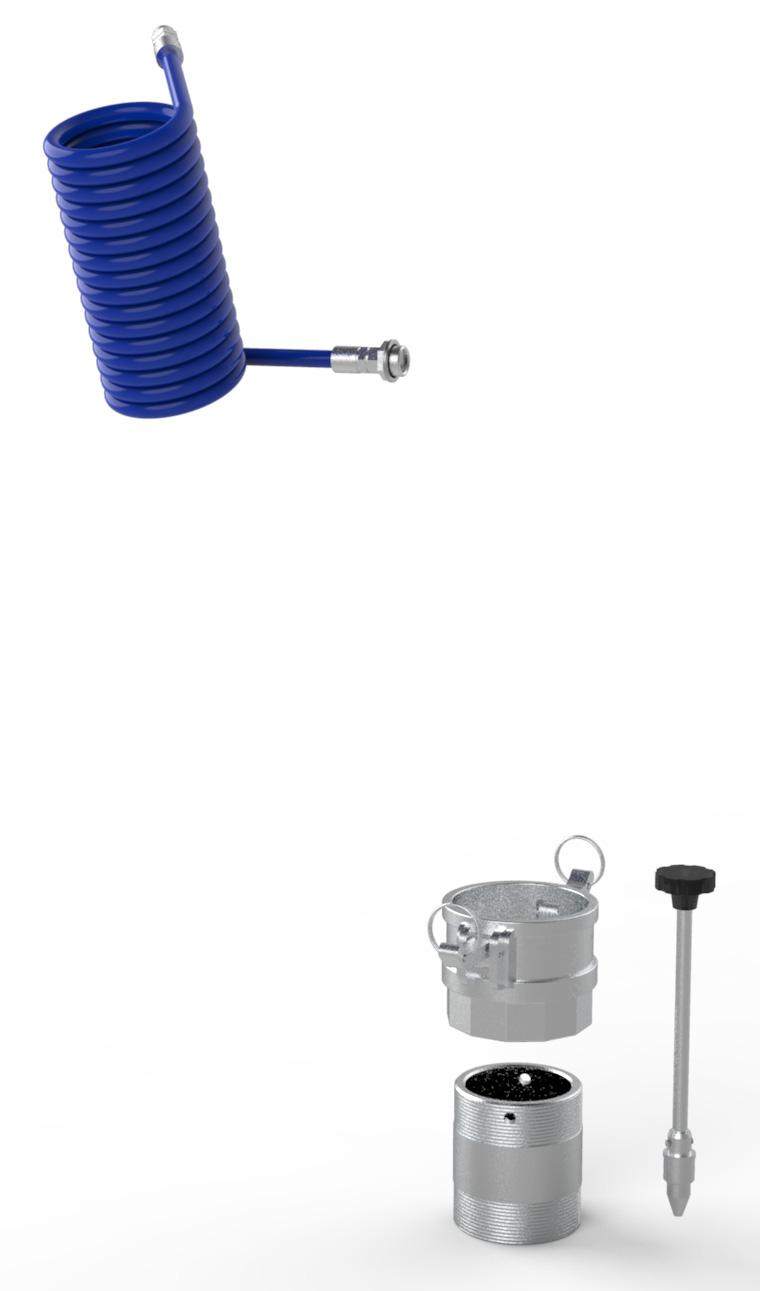 CONNECTION KIT FOR GREASE PISTON PUMPS, PM60 - 12:1, DOUBLE POST INDUCTOR