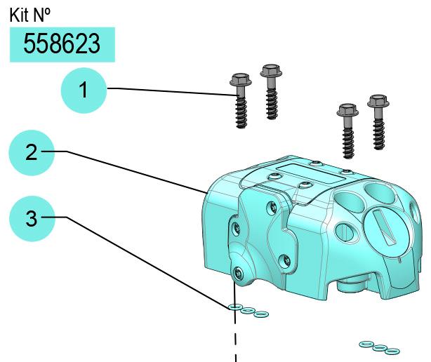 DC-20 AIR MOTOR KIT, 558623 CODE