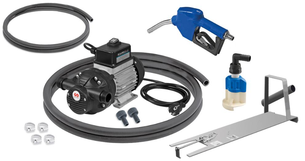 230 V AC SOLURA SERIES STATIONARY ELECTRIC PUMP PACKAGE FOR ADBLUE/DEF
WITH AUTOMATIC NOZZLE, 30 L/MIN