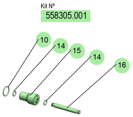 01] CENTRAL ROD KIT, 558305.001 CODE