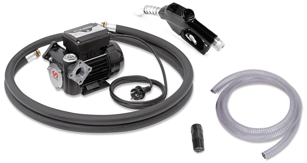 230 V AC POLARIS SERIES ELECTRIC PUMP STATIONARY PACKAGE FOR DIESEL WITH
AUTOMATIC NOZZLE AND SUCTION STATIONARY PACKAGE, 50 L/MIN