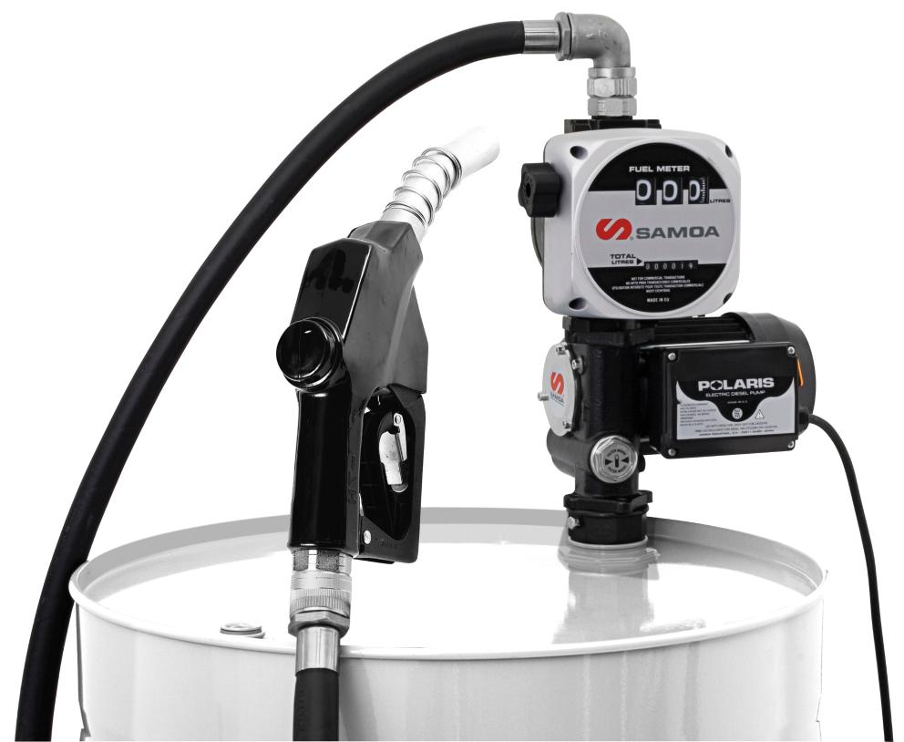 230 V AC POLARIS SERIES ELECTRIC PUMP STATIONARY PACKAGE FOR DIESEL WITH
AUTOMATIC NOZZLE AND METER, 50 L/MIN