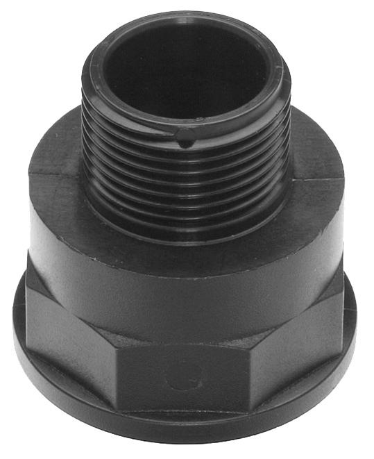 POLYPROPYLENE HYDRAULIC ADAPTER, 3/4
