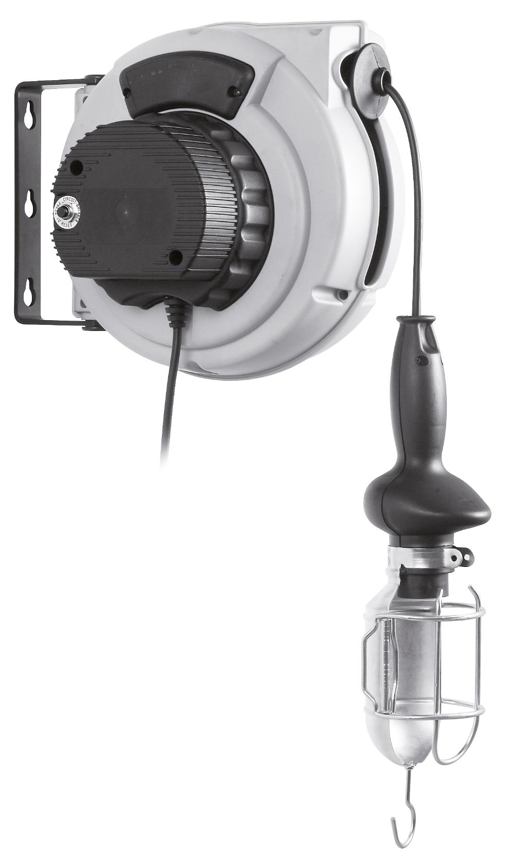 CABLE REEL WITH 230 V AC TO 12 V DC TRANSFORMER, RM-POWER SERIES, 230 V, 50 HZ, 15 M