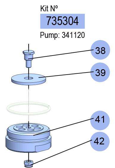 FOOT VALVE KIT PM4-3:1/L