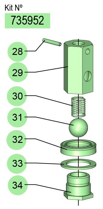 (AK-3) PUMP PISTON KIT