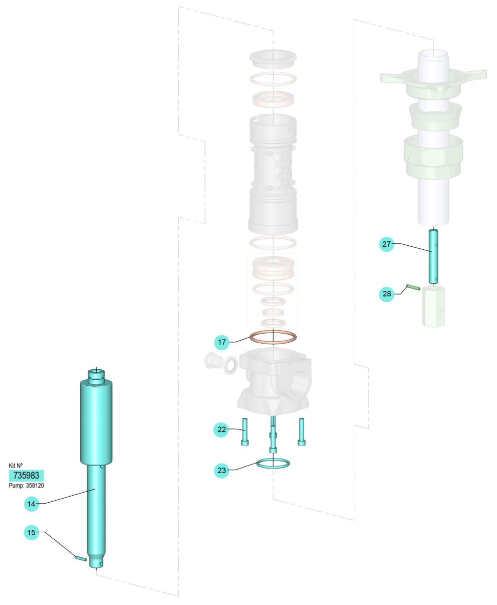 PM2-3:1/ME FLUID PLUNGER KIT