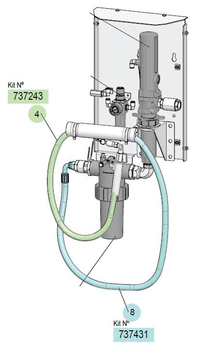 EVACUMASTER, SUCTION HOSE, 737243 CODE