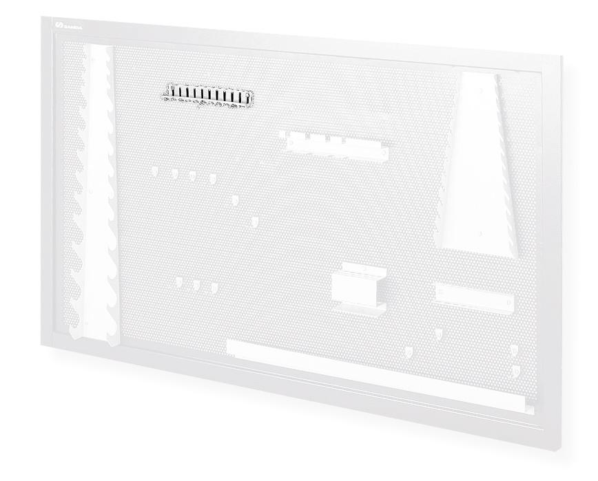 TOOL PANEL HOLDER, 10 PLIERS, SCREWDRIVERS AND FILES