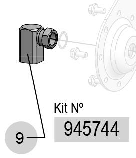 RM-12CL INLET ELBOW, 945744 CODE