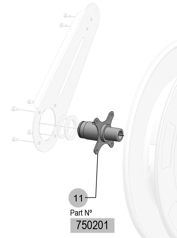 501X00 SERIES, SHAFT, 750201 CODE