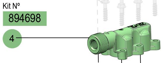 DC-20 (BSP) OUTLET MANIFOLD KIT