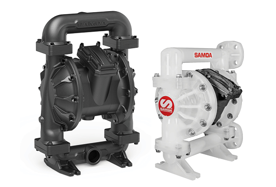 Pneumatic diaphragm pumps